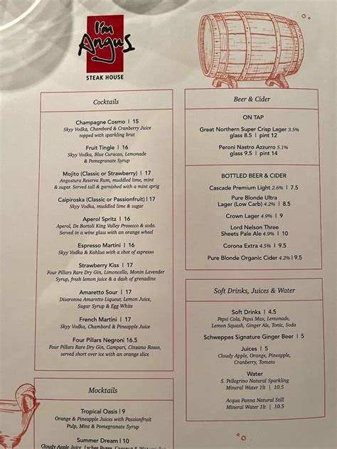 i-am-angus menu|I'm Angus Steakhouse Menu .